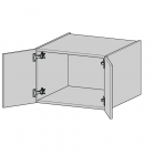 Top Box Cabinet has two doors with side opening hinges and come complete with wall fixing brackets