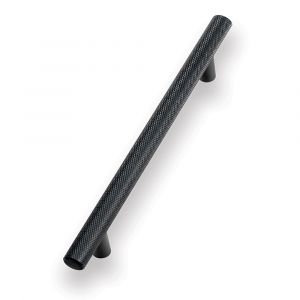 220mm (length) 14mm Knurled T Bar Handle (Matt black)