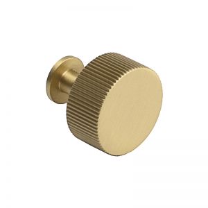 Rille Brushed Brass D Pull Handle 510mm