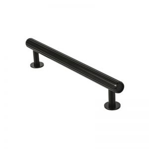 Rille Brushed Black D Pull Handle 320mm