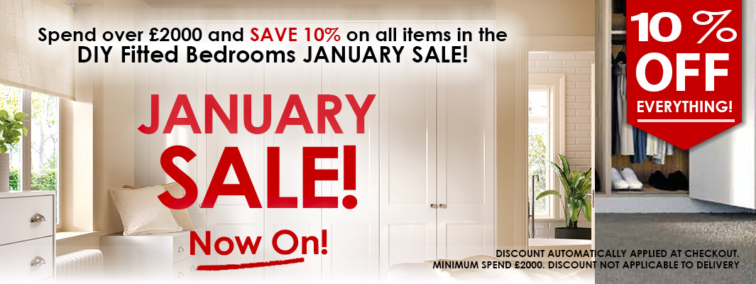 Fited bedrooms and wardrobes January Sale