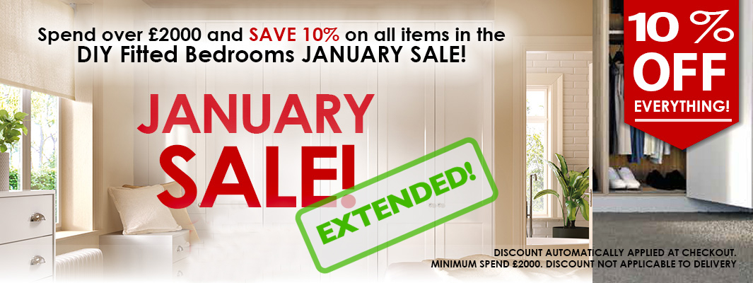 Fited bedrooms and wardrobes January Sale